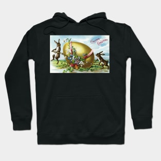 Victorian Easter Greetings Hoodie